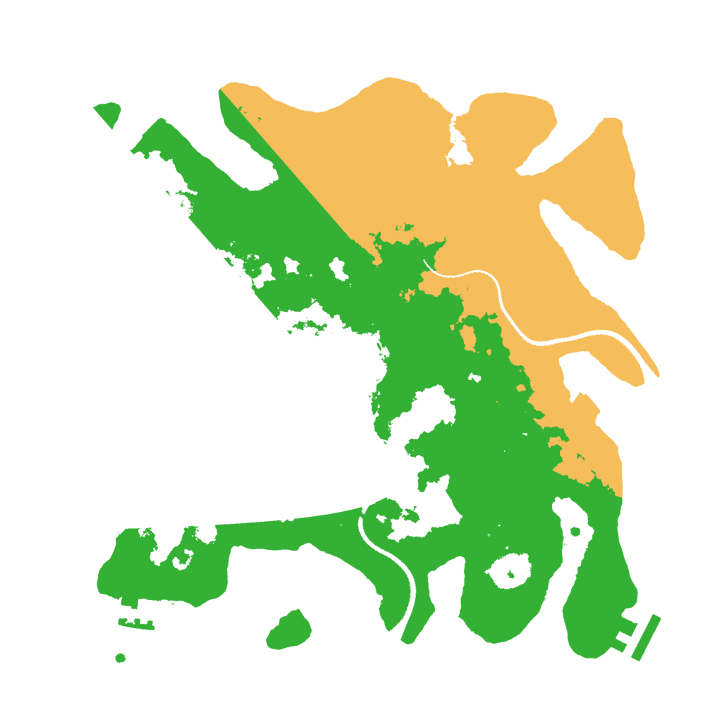 Biome Rust Map: Procedural Map, Size: 3000, Seed: 1671945351