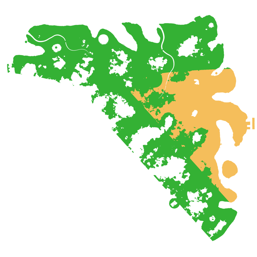 Biome Rust Map: Procedural Map, Size: 4500, Seed: 303888098