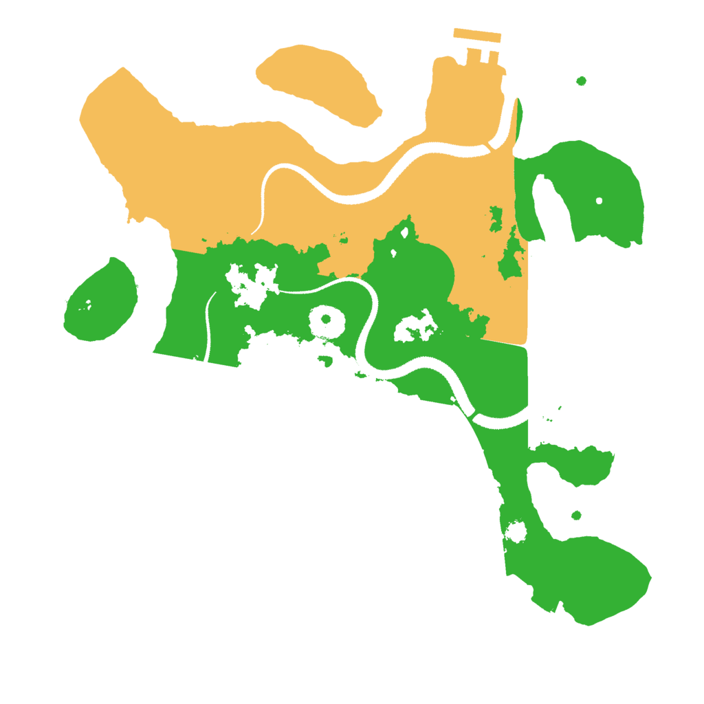 Biome Rust Map: Procedural Map, Size: 3000, Seed: 195573786