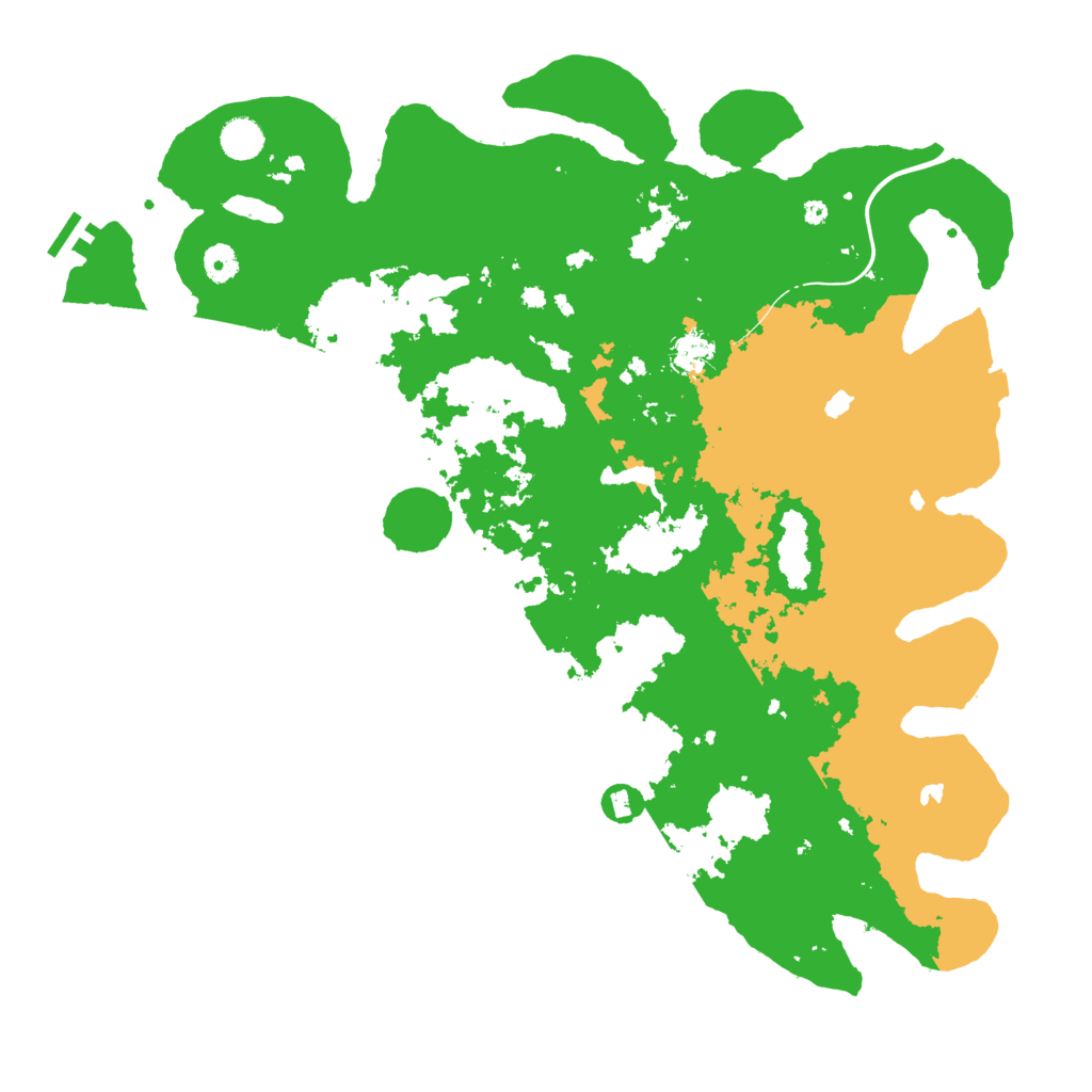 Biome Rust Map: Procedural Map, Size: 4500, Seed: 610103342