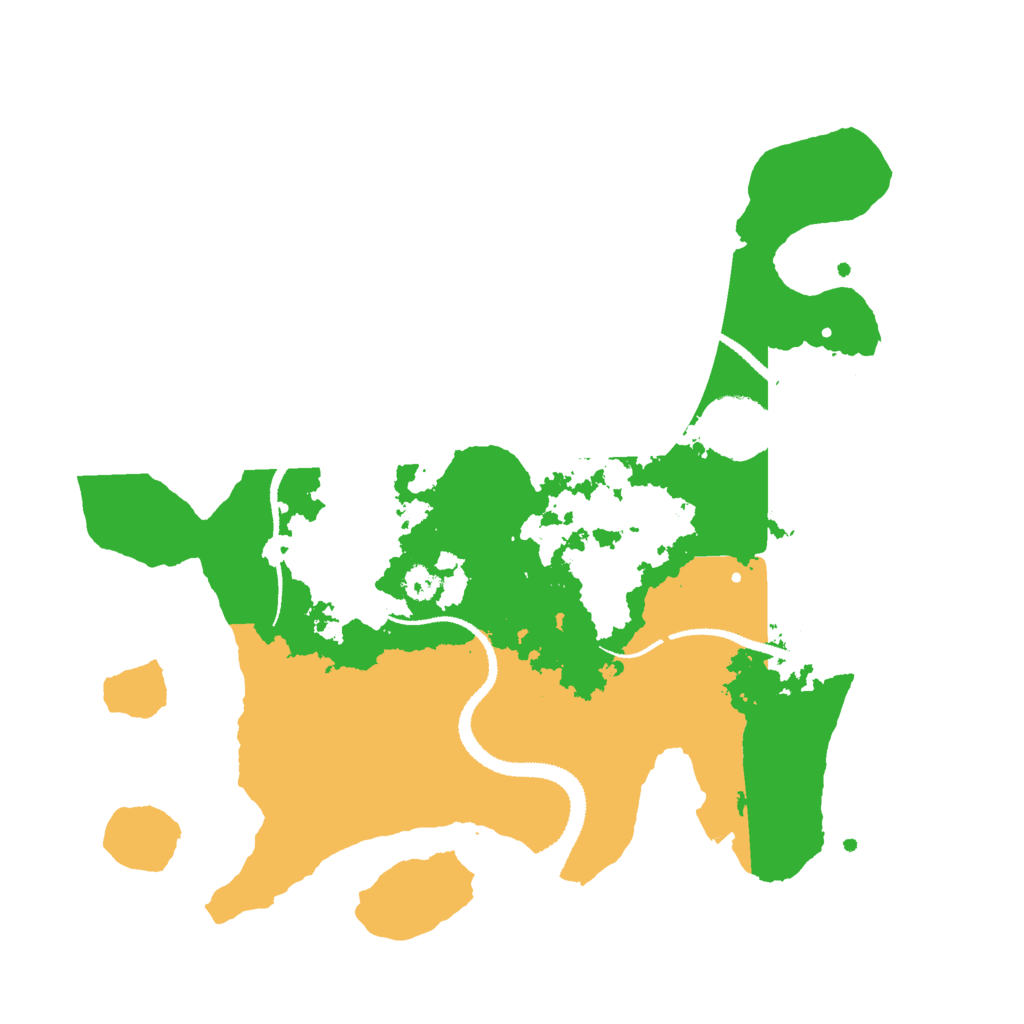 Biome Rust Map: Procedural Map, Size: 3000, Seed: 58563