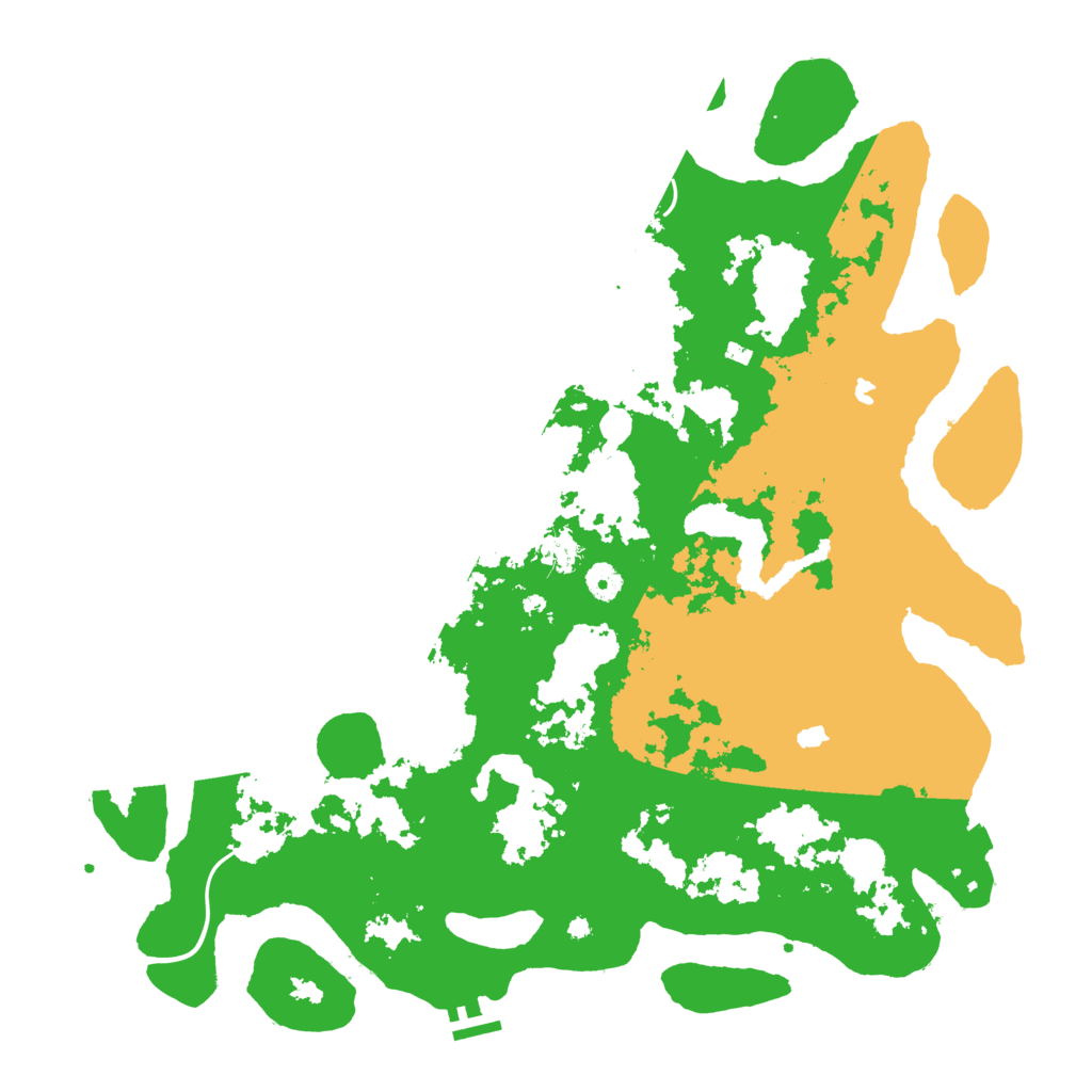 Biome Rust Map: Procedural Map, Size: 4500, Seed: 669090137