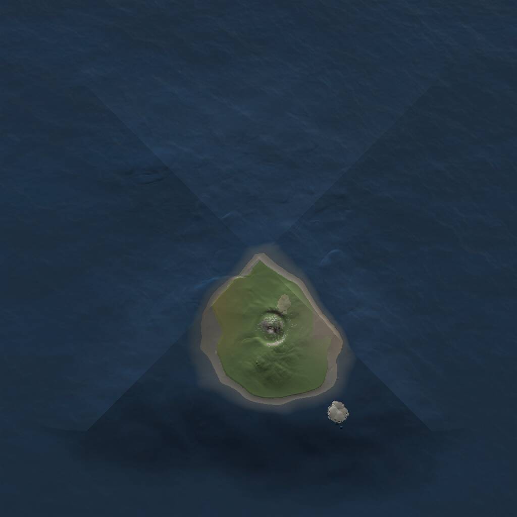 Rust Map: Procedural Map, Size: 1000, Seed: 2064682999, 1 Monuments