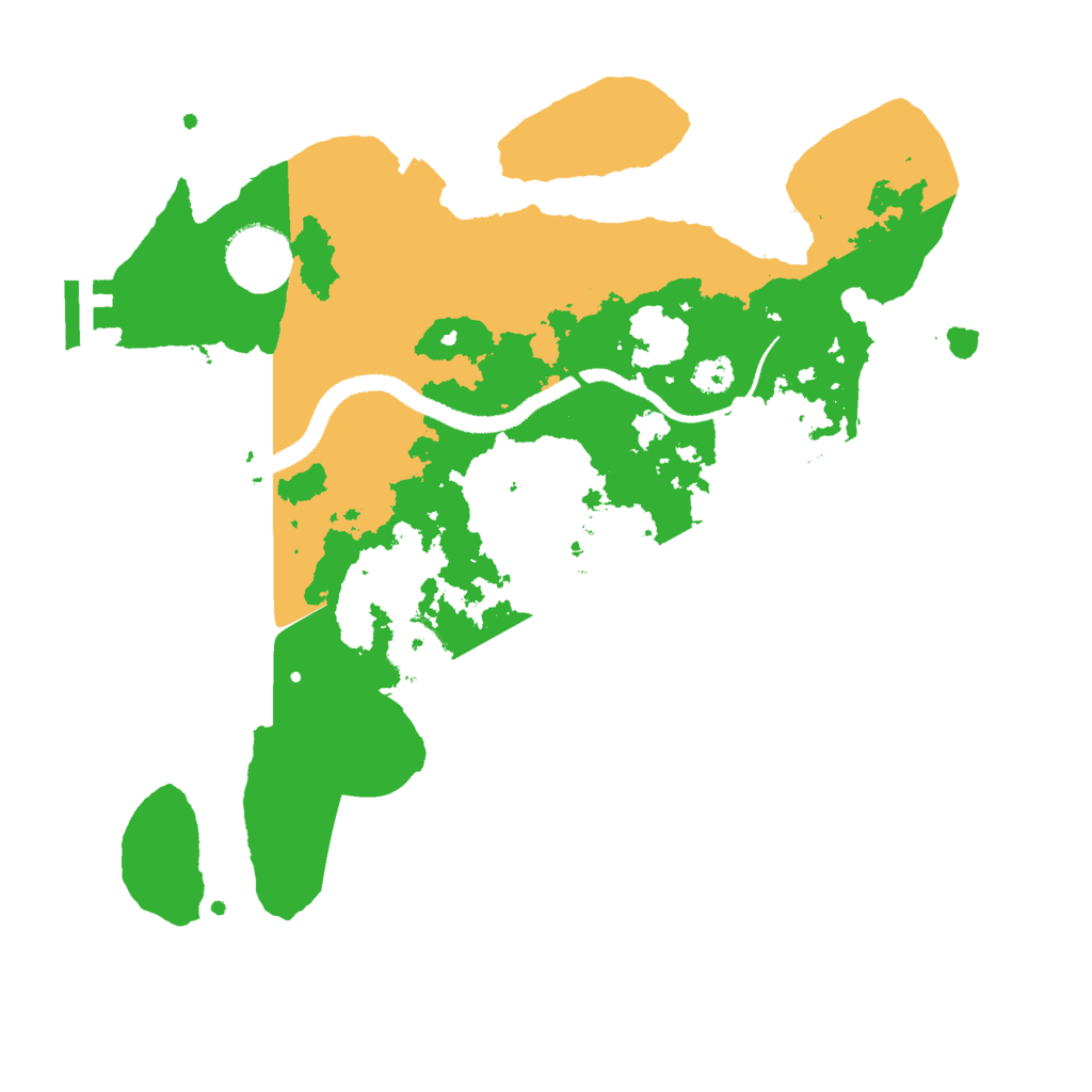 Biome Rust Map: Procedural Map, Size: 3000, Seed: 313469804