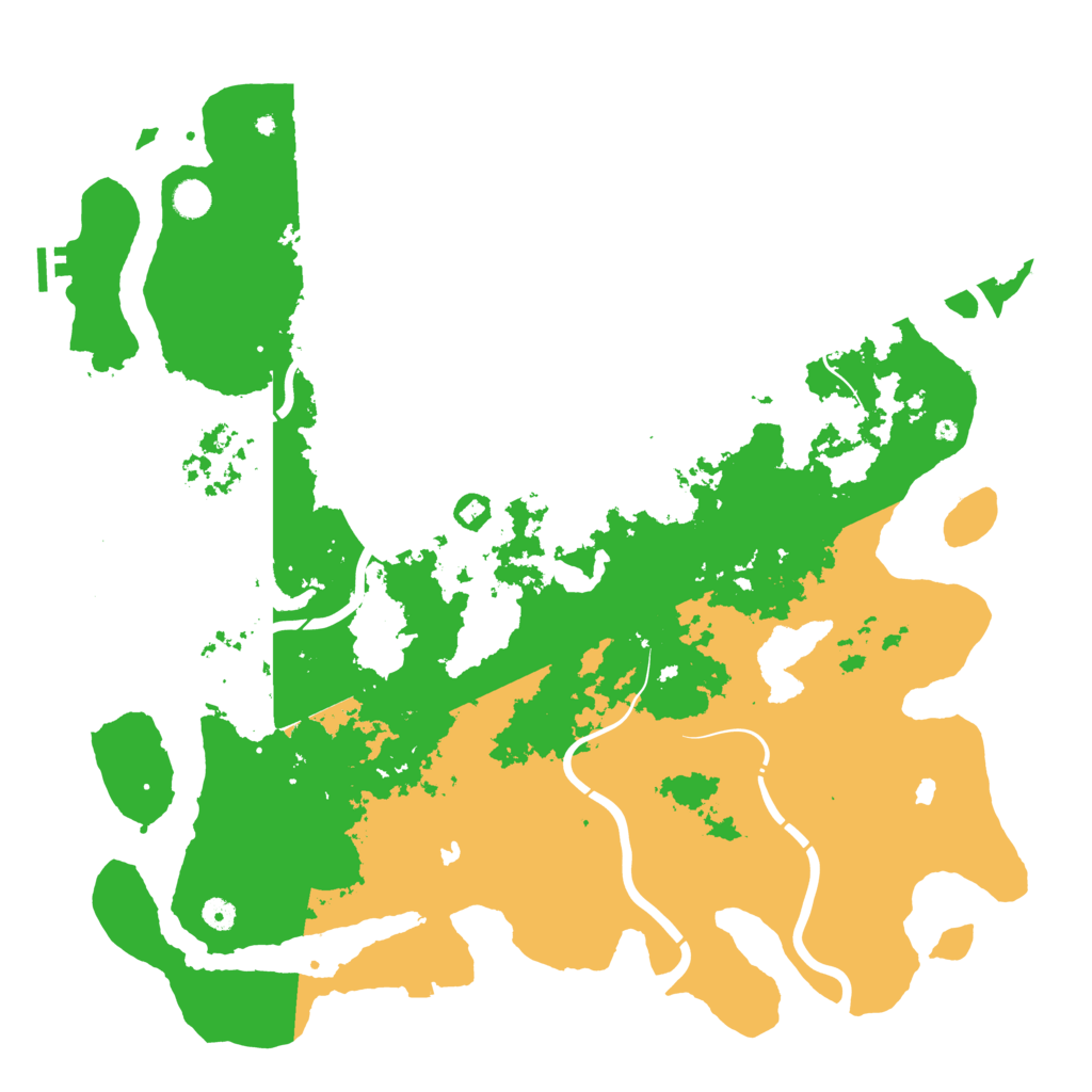Biome Rust Map: Procedural Map, Size: 5000, Seed: 1267692994
