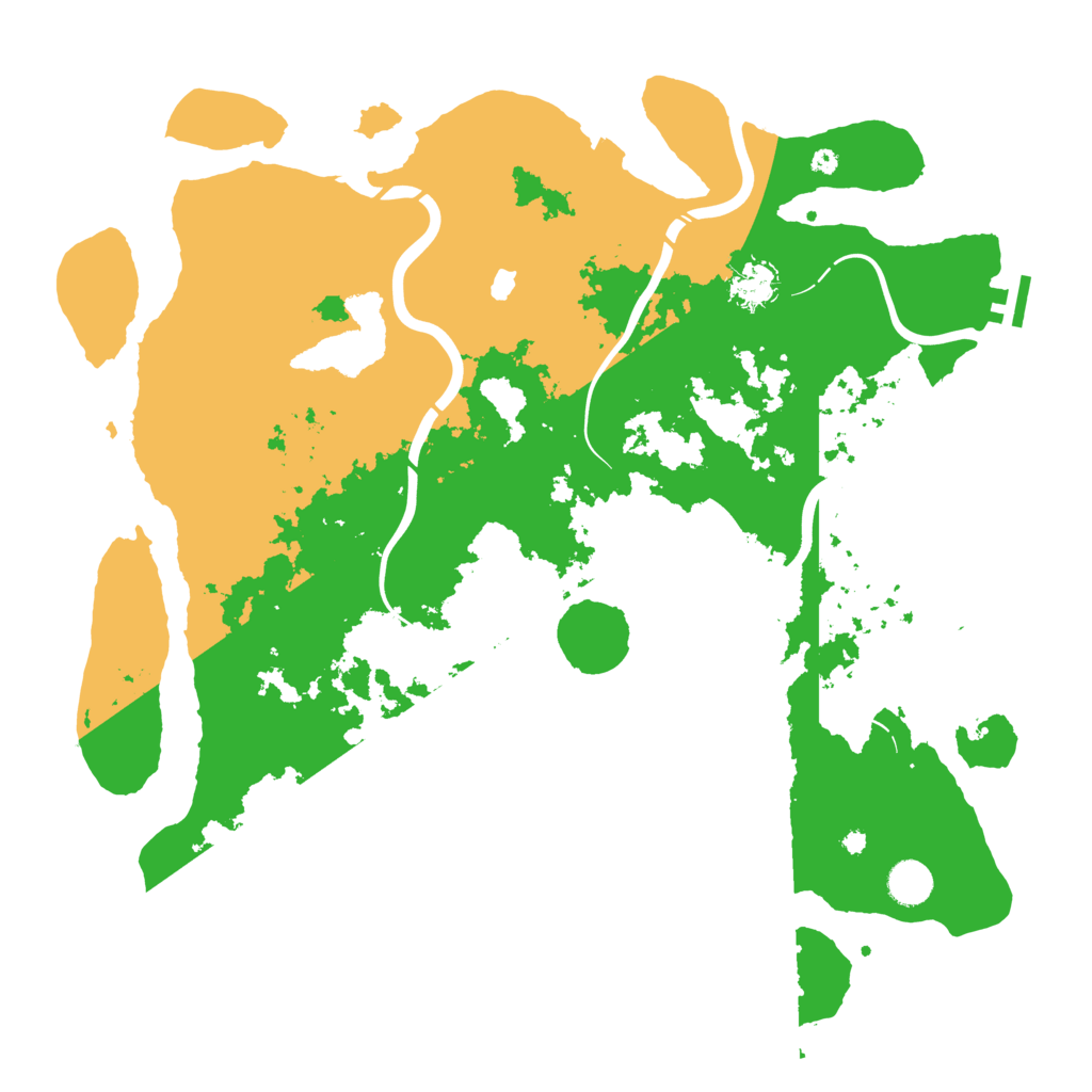 Biome Rust Map: Procedural Map, Size: 4250, Seed: 408899609