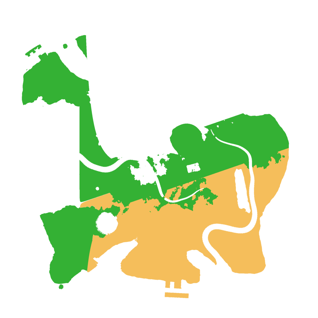 Biome Rust Map: Procedural Map, Size: 2700, Seed: 890690272