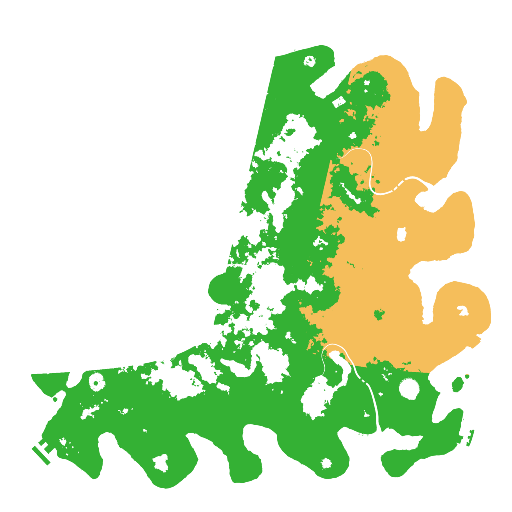 Biome Rust Map: Procedural Map, Size: 4500, Seed: 354319220