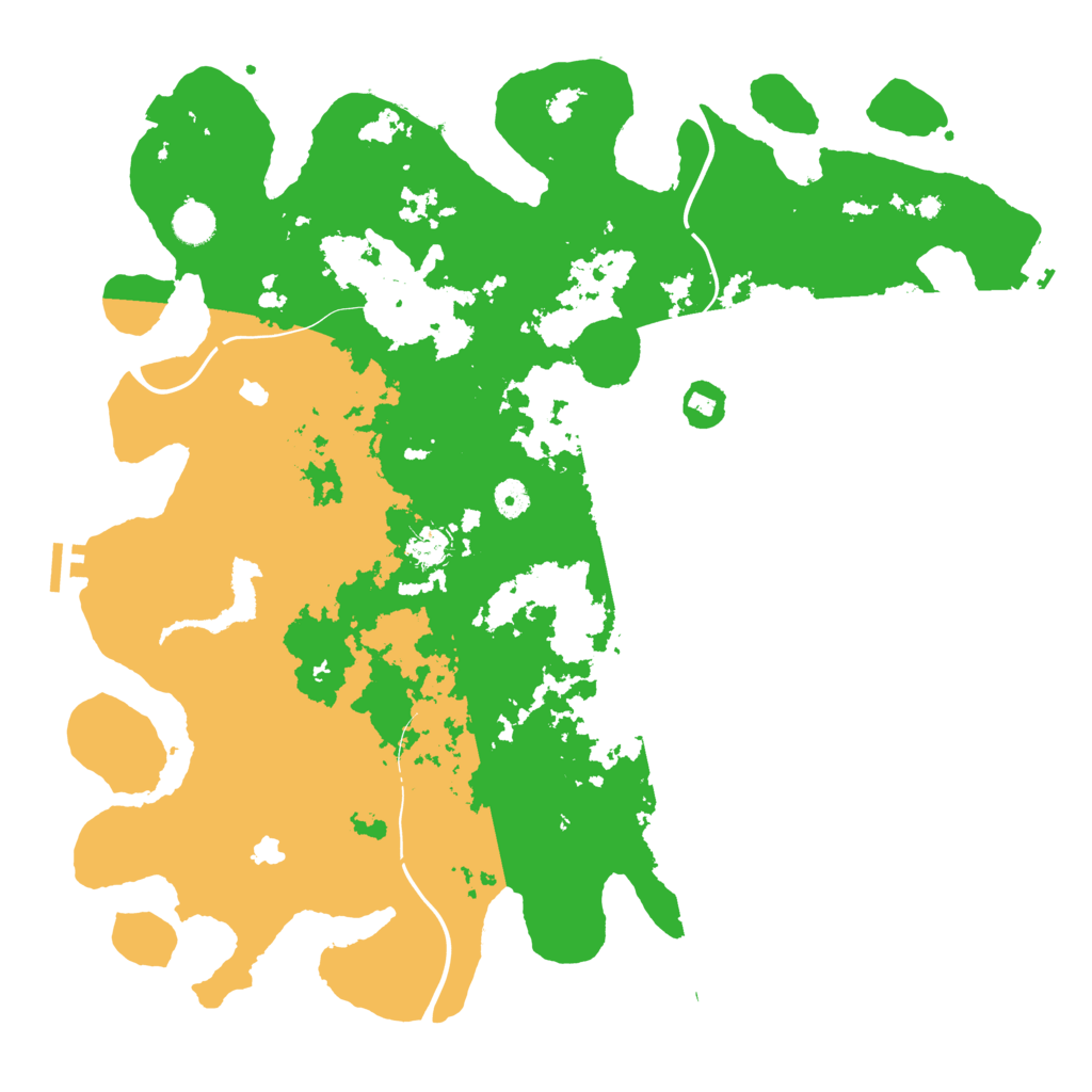 Biome Rust Map: Procedural Map, Size: 4500, Seed: 1537242592