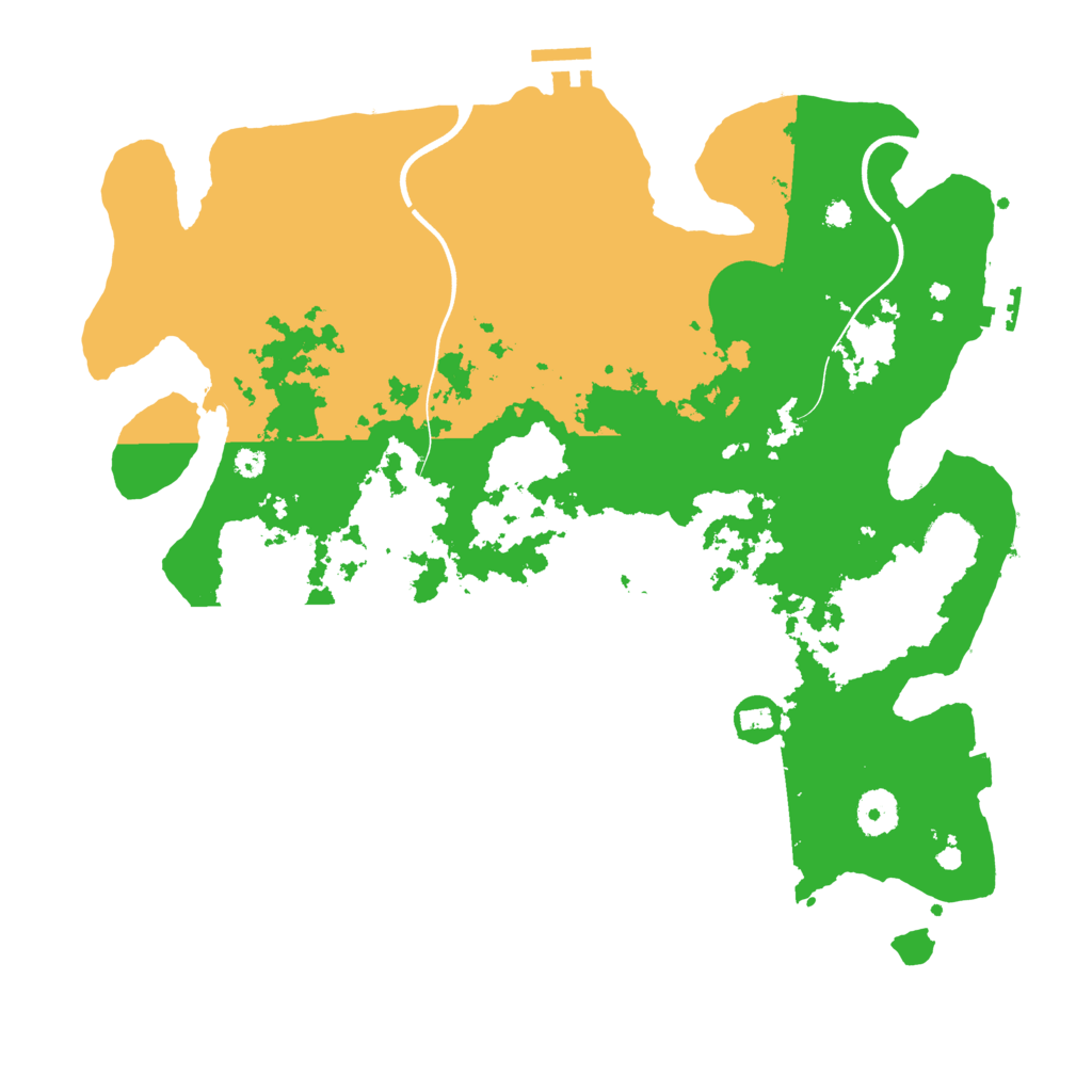 Biome Rust Map: Procedural Map, Size: 3700, Seed: 2113336341