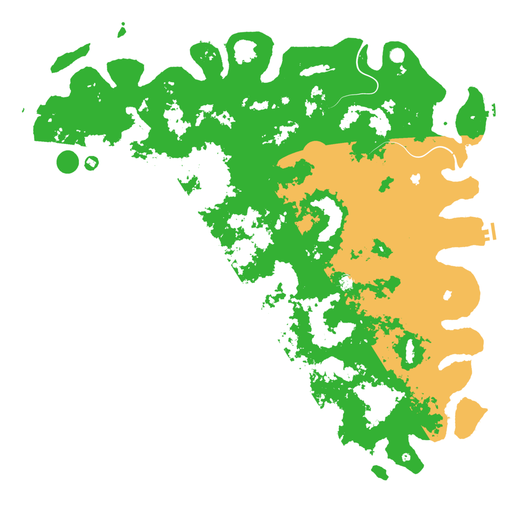 Biome Rust Map: Procedural Map, Size: 6000, Seed: 924166493