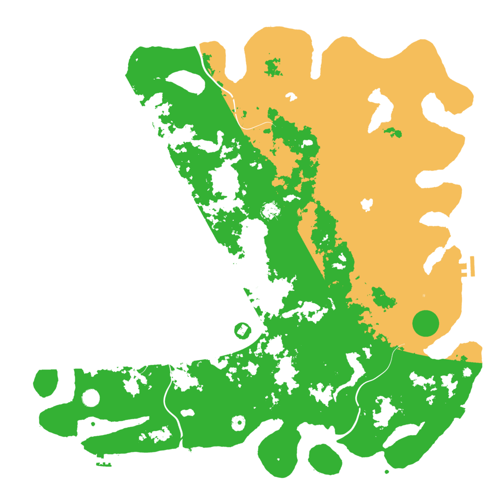Biome Rust Map: Procedural Map, Size: 5000, Seed: 434573368