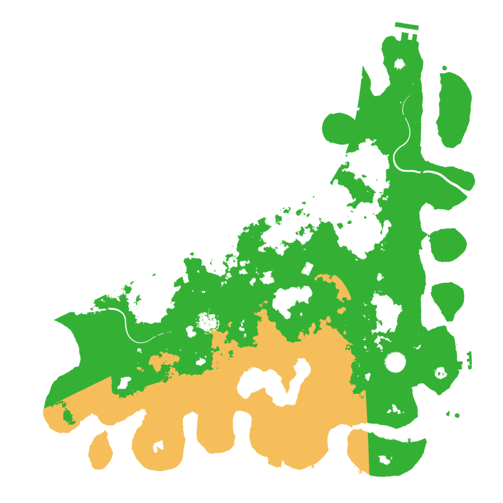 Biome Rust Map: Procedural Map, Size: 4300, Seed: 24242424