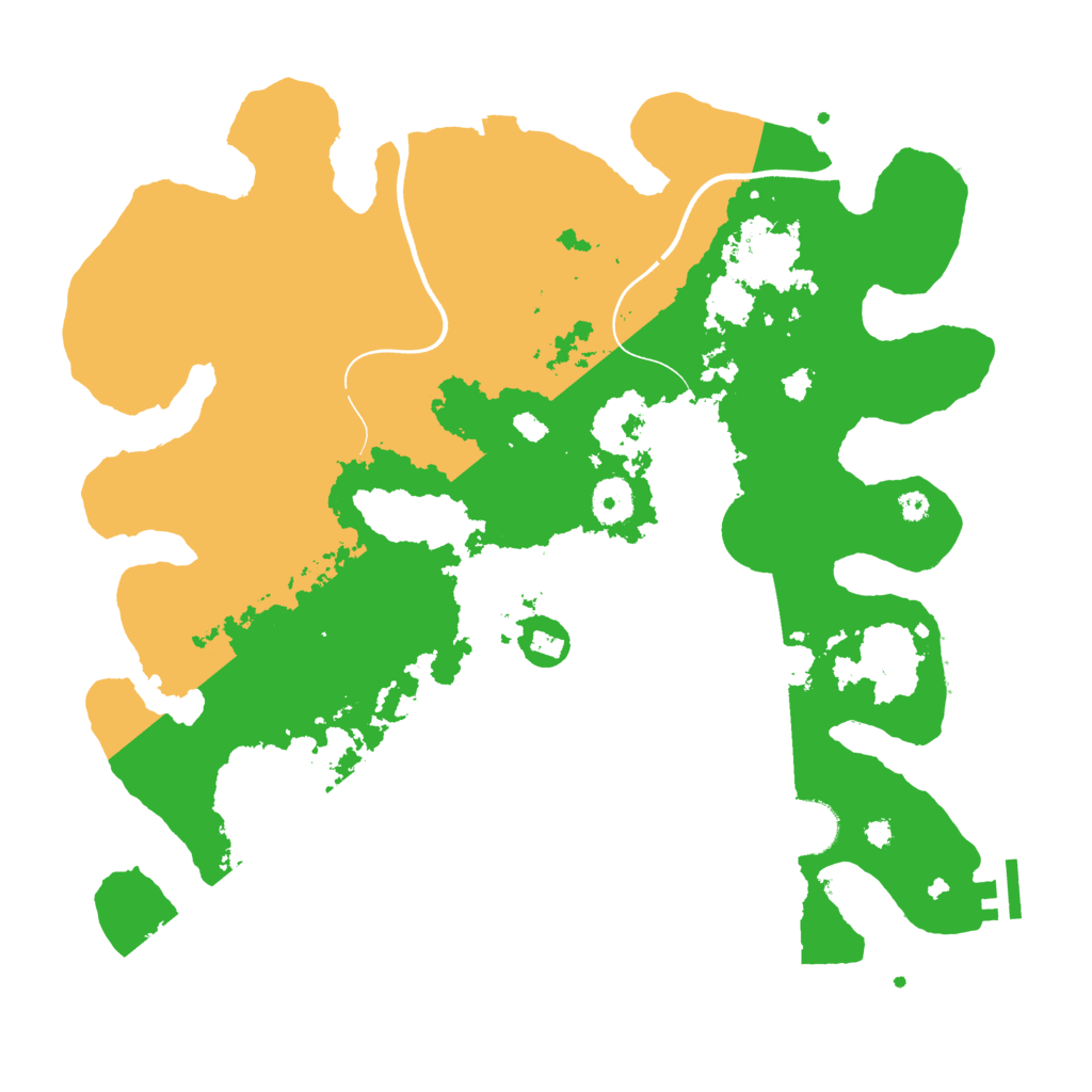 Biome Rust Map: Procedural Map, Size: 3700, Seed: 1112371894