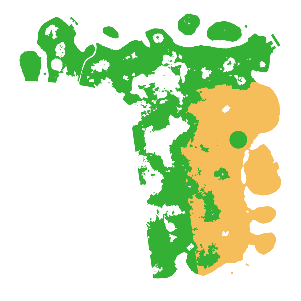 Biome Rust Map: Procedural Map, Size: 4500, Seed: 5668