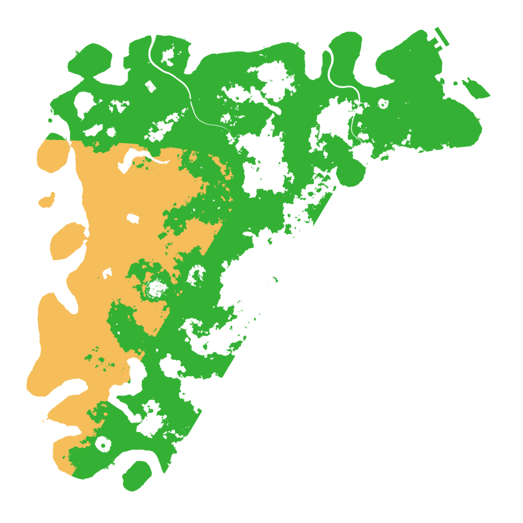 Biome Rust Map: Procedural Map, Size: 5000, Seed: 84034793