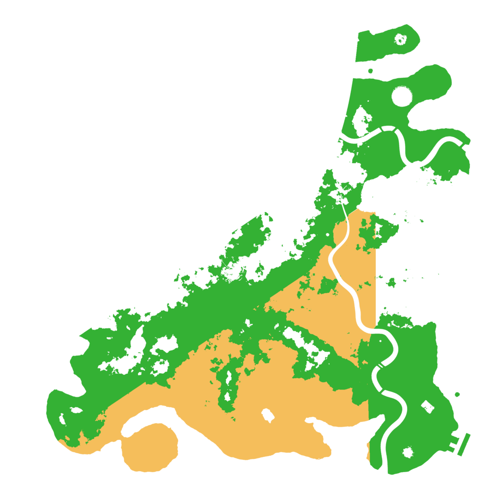 Biome Rust Map: Procedural Map, Size: 4299, Seed: 1618488798