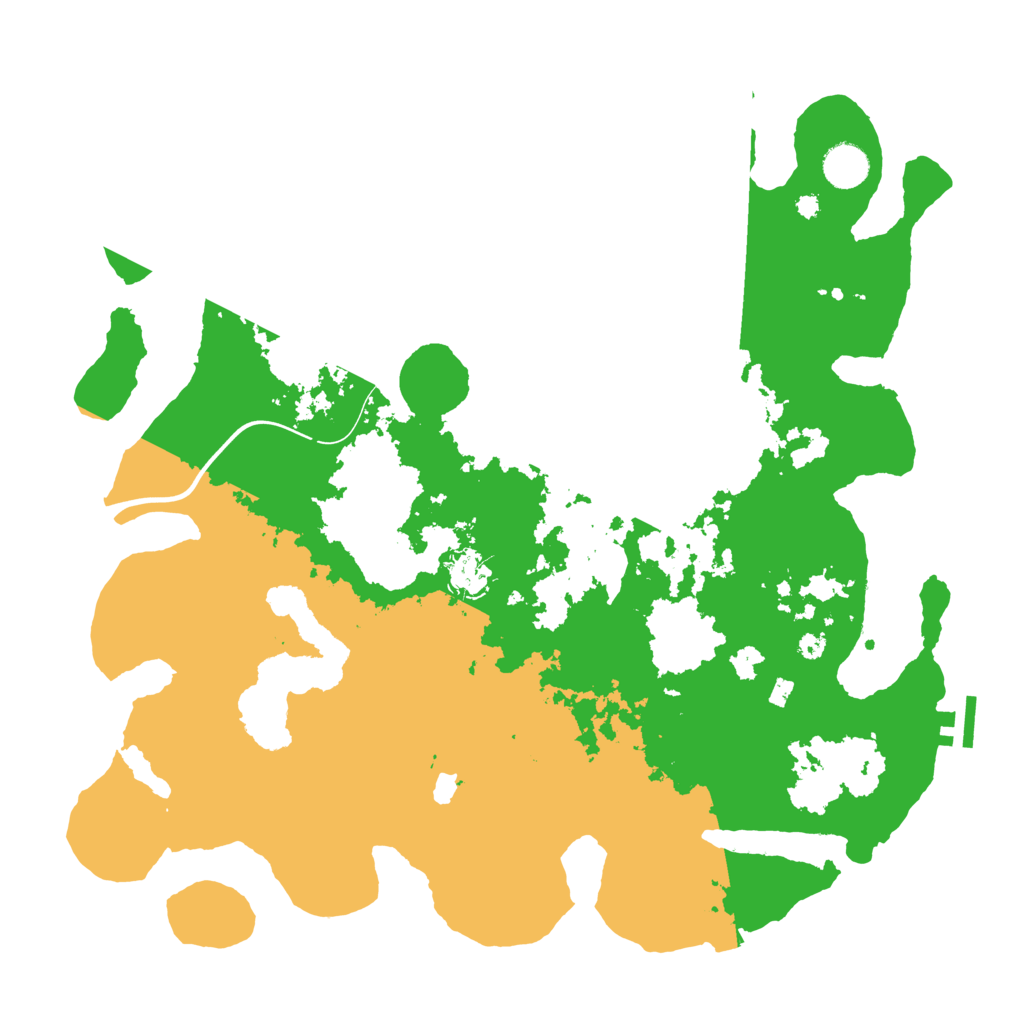 Biome Rust Map: Procedural Map, Size: 4000, Seed: 1707762557