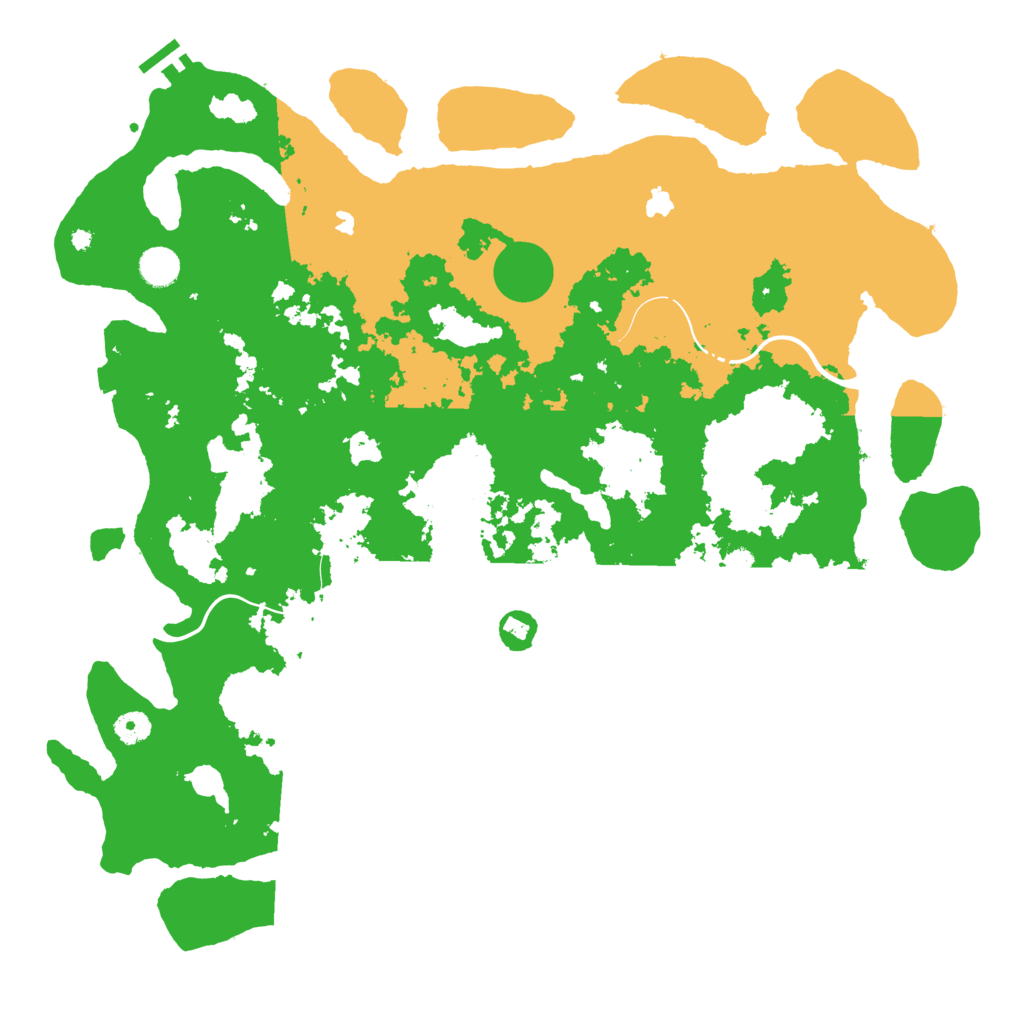 Biome Rust Map: Procedural Map, Size: 4500, Seed: 101346564