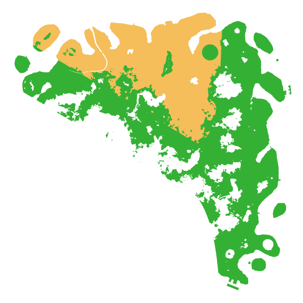 Biome Rust Map: Procedural Map, Size: 5000, Seed: 1744680468
