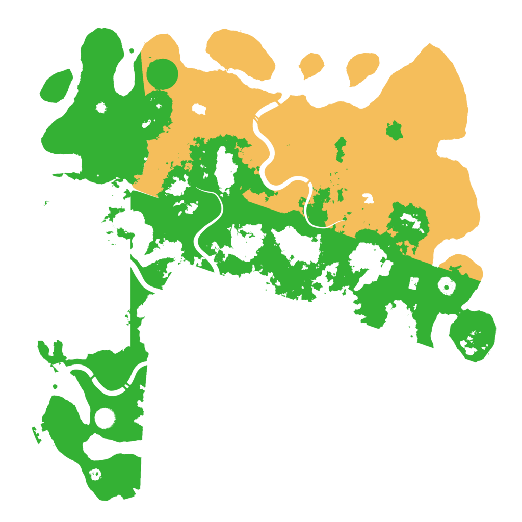 Biome Rust Map: Procedural Map, Size: 4500, Seed: 1590253065