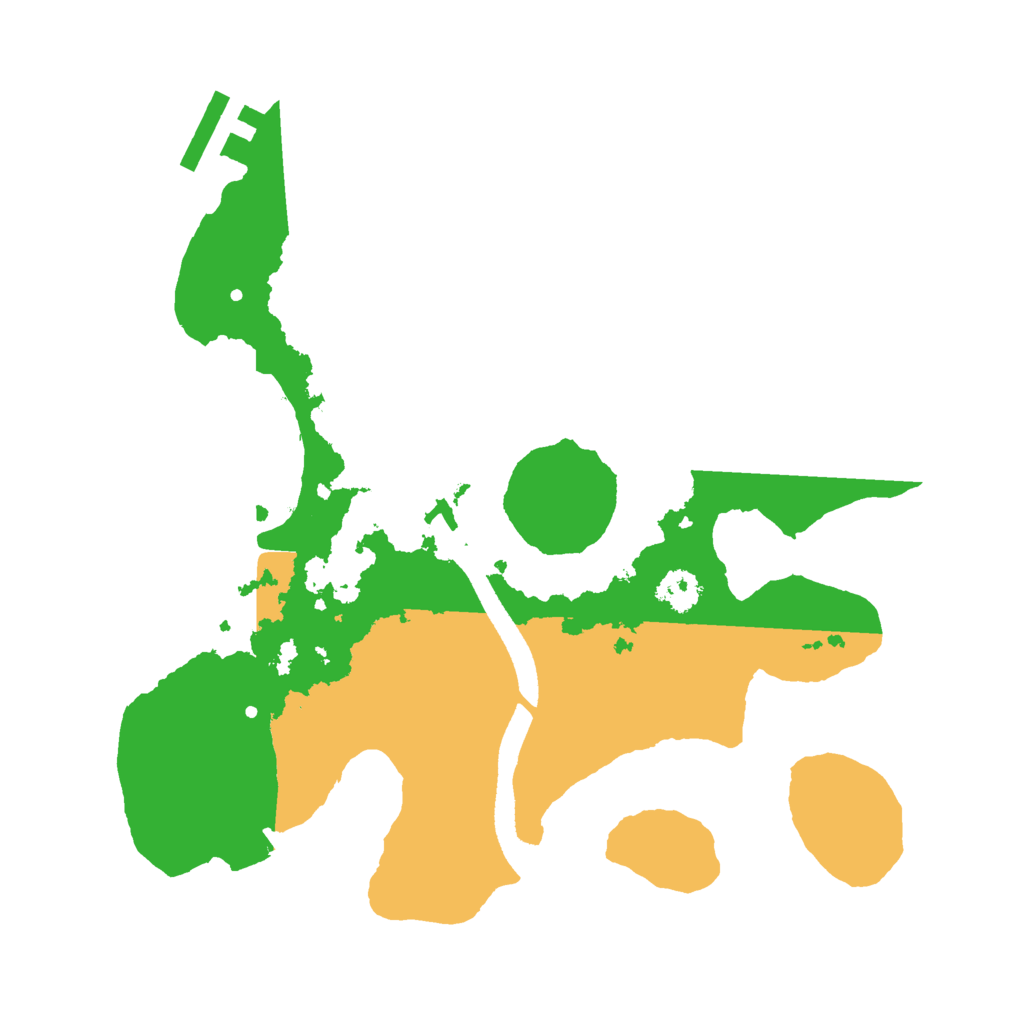 Biome Rust Map: Procedural Map, Size: 2500, Seed: 1544130230