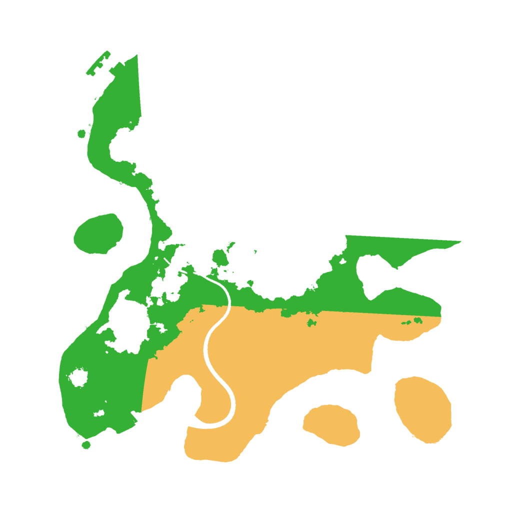 Biome Rust Map: Procedural Map, Size: 2500, Seed: 1544130230