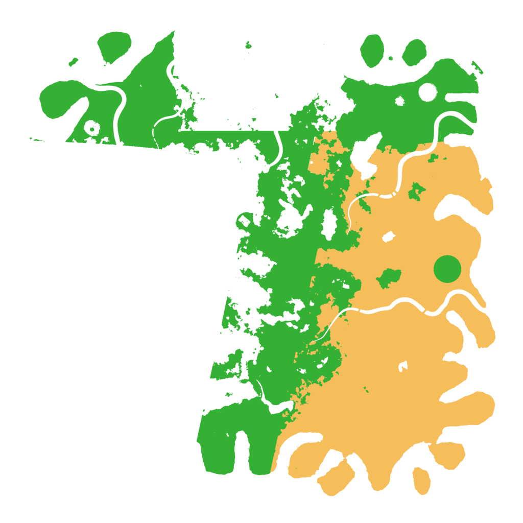 Biome Rust Map: Procedural Map, Size: 5000, Seed: 5438573