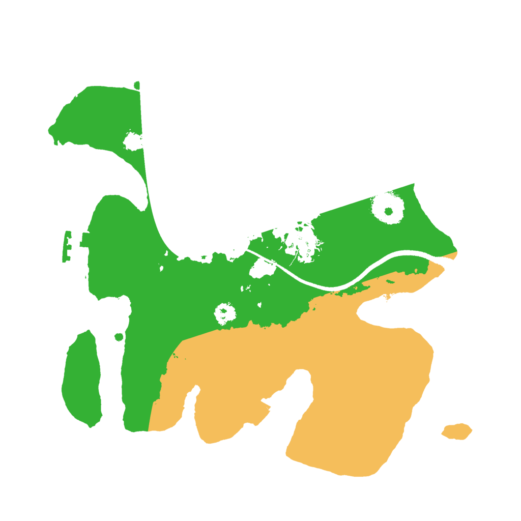 Biome Rust Map: Procedural Map, Size: 2500, Seed: 2094700322