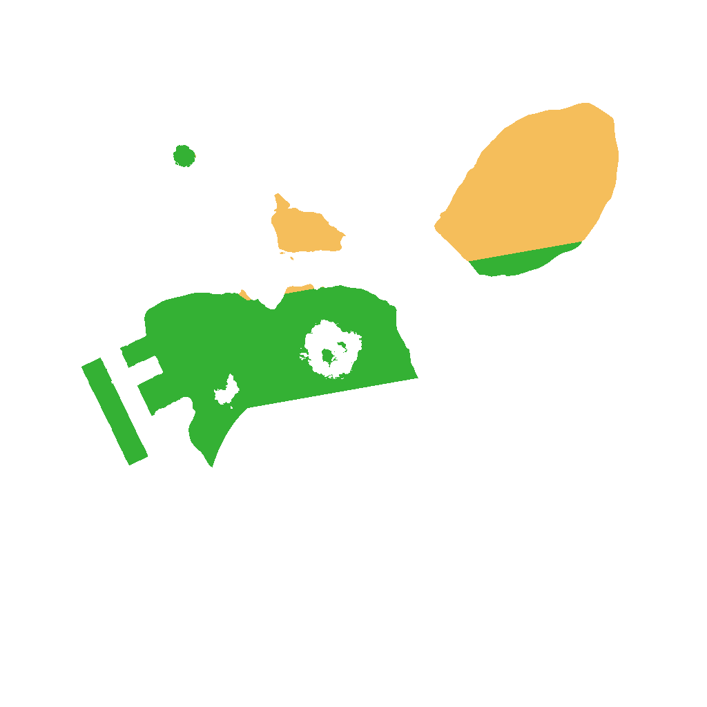 Biome Rust Map: Procedural Map, Size: 1300, Seed: 124515135