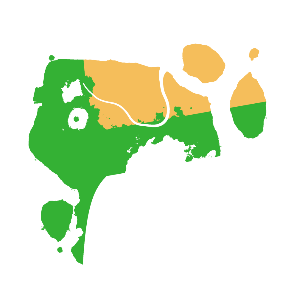 Biome Rust Map: Procedural Map, Size: 2200, Seed: 124515135