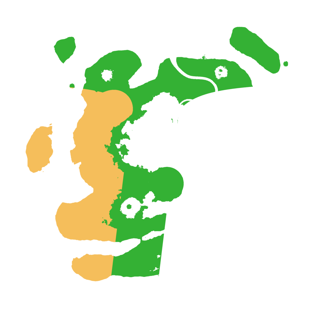 Biome Rust Map: Procedural Map, Size: 2500, Seed: 109237123