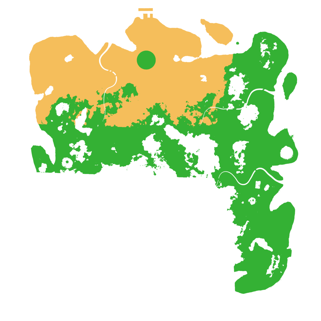 Biome Rust Map: Procedural Map, Size: 4500, Seed: 59687453