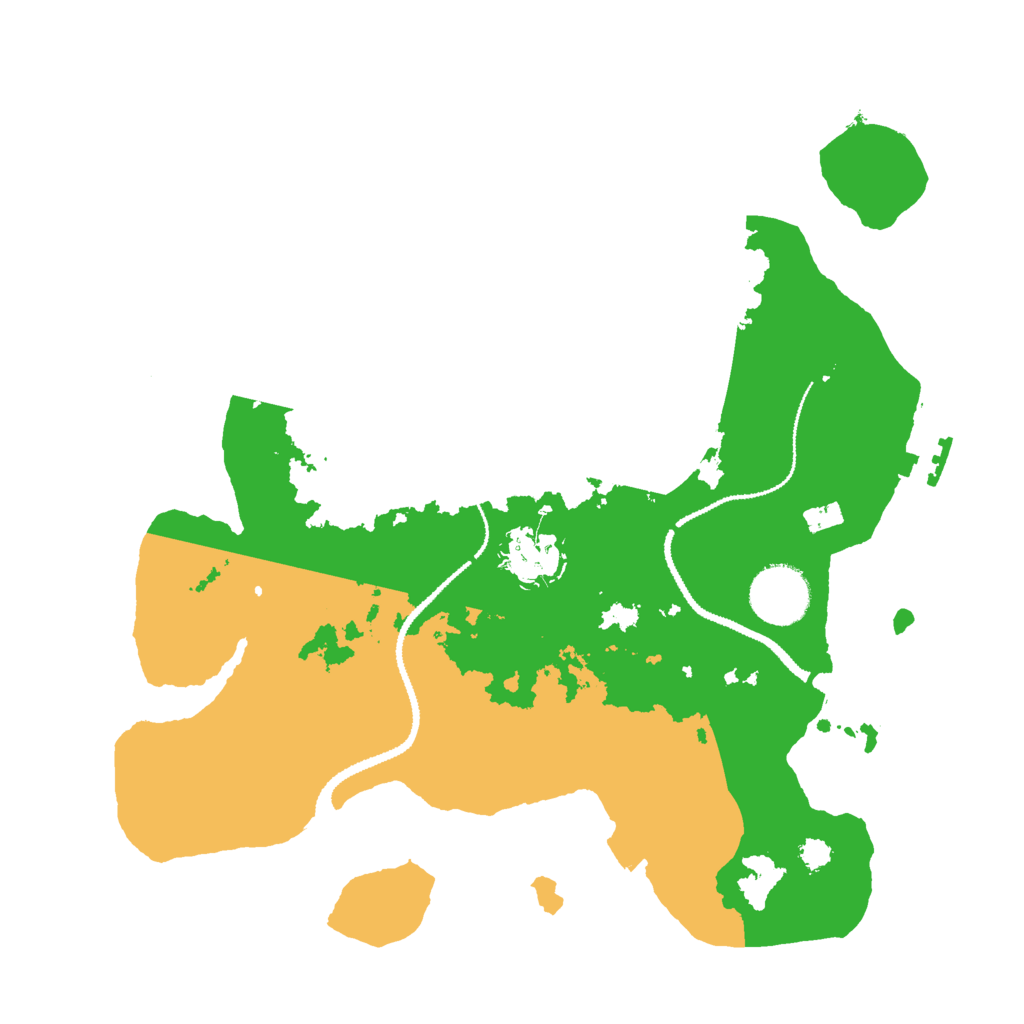 Biome Rust Map: Procedural Map, Size: 3000, Seed: 463773