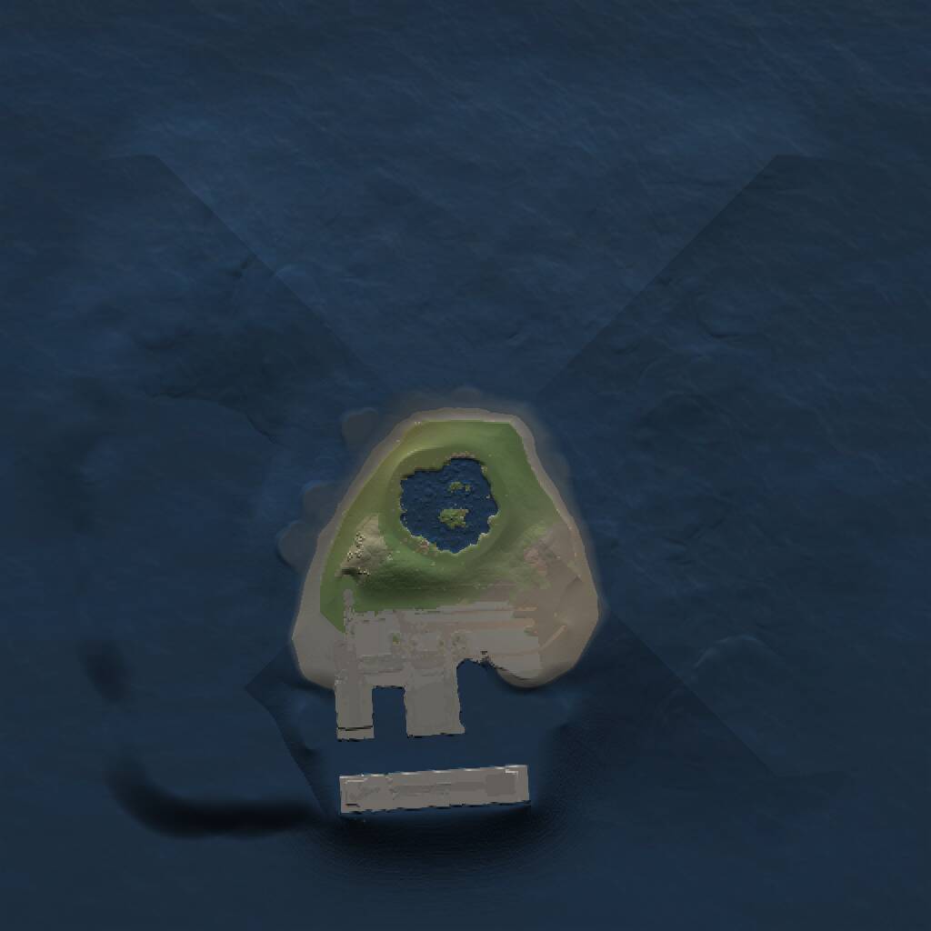 Rust Map: Procedural Map, Size: 1000, Seed: 297936453, 2 Monuments