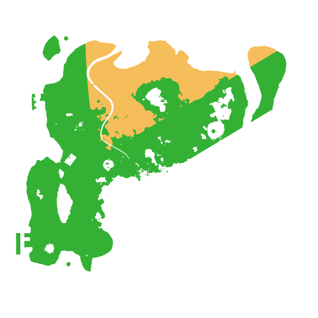 Biome Rust Map: Procedural Map, Size: 3000, Seed: 1289988962