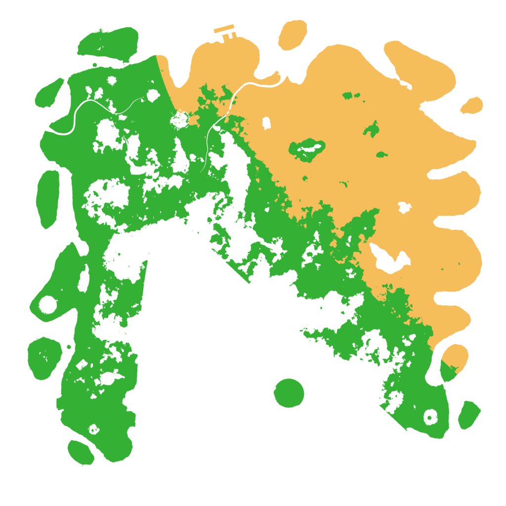 Biome Rust Map: Procedural Map, Size: 5000, Seed: 886047945