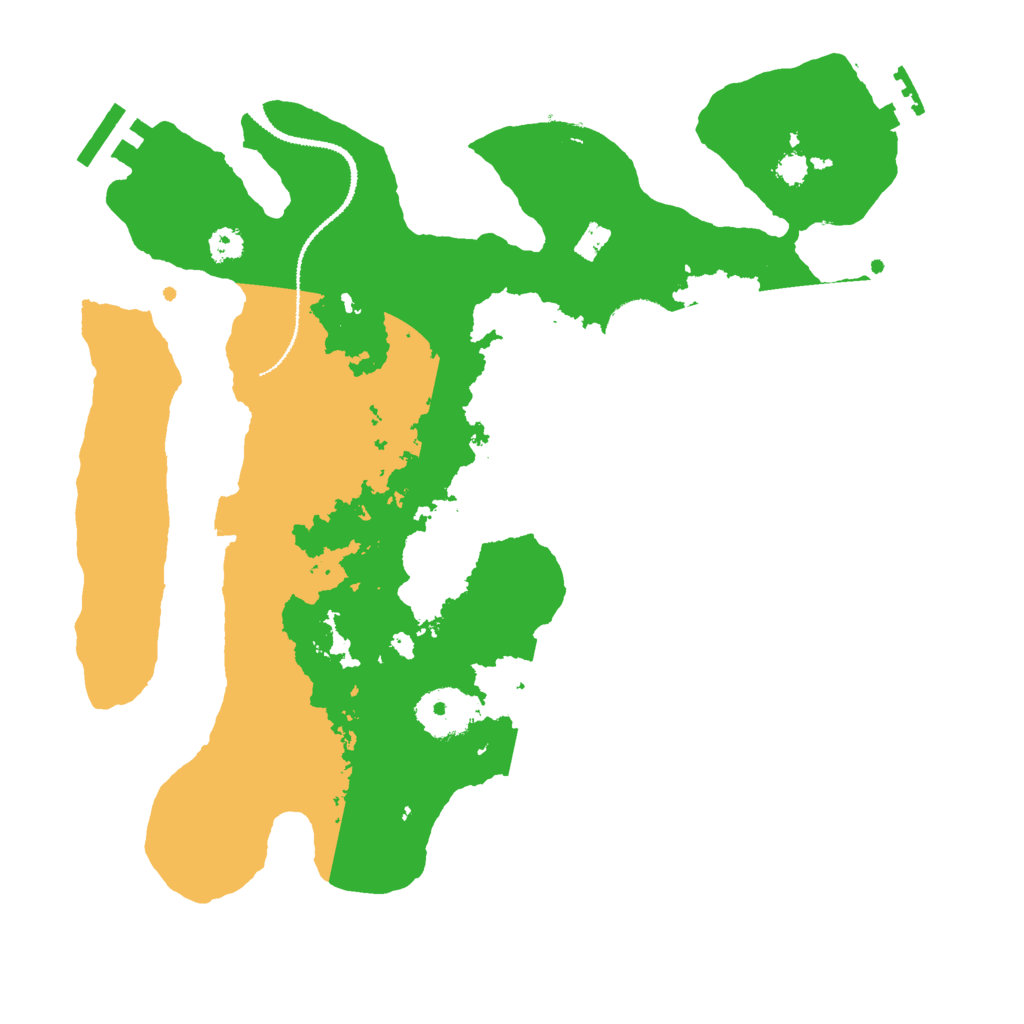 Biome Rust Map: Procedural Map, Size: 3000, Seed: 2668554