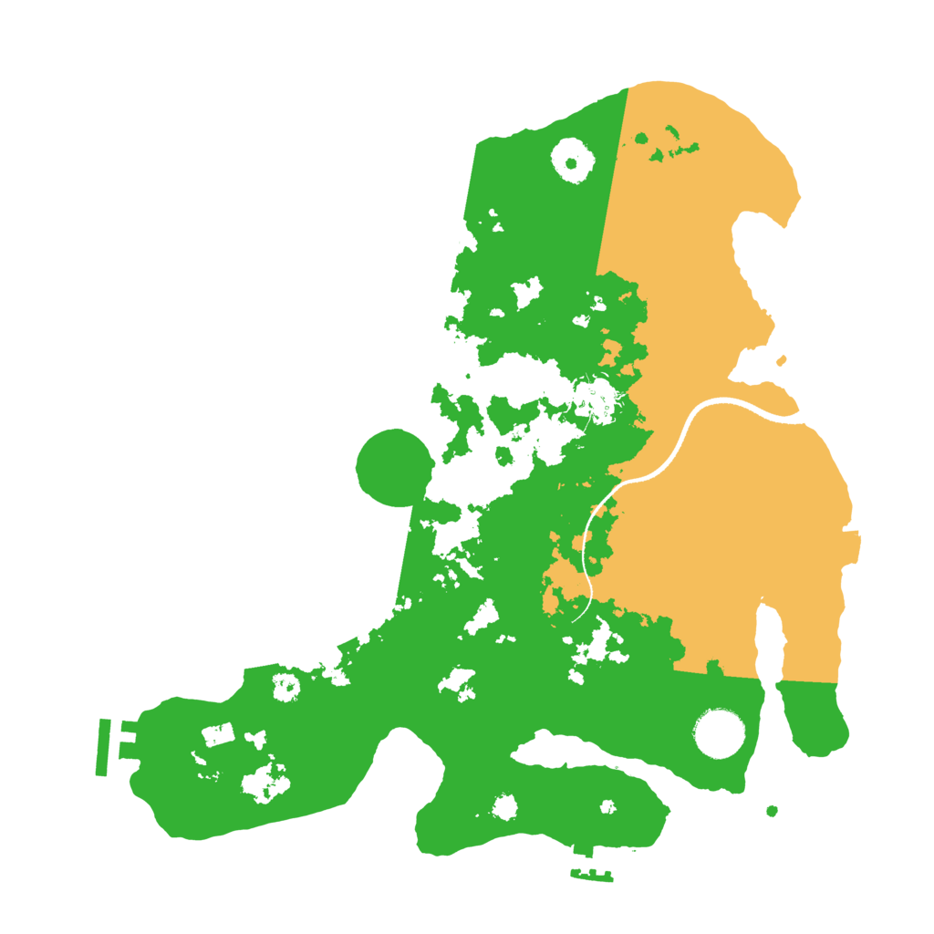 Biome Rust Map: Procedural Map, Size: 3300, Seed: 170000
