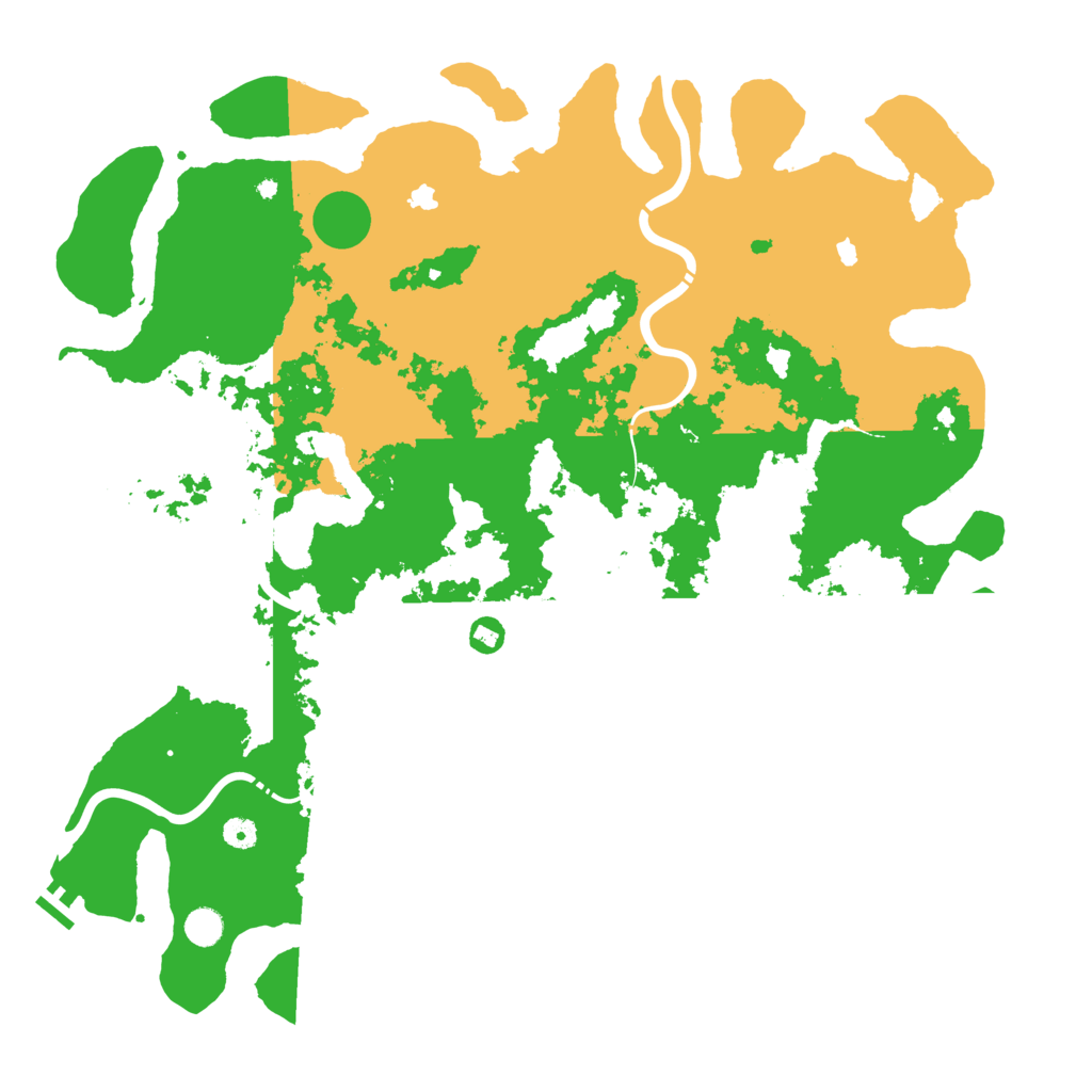 Biome Rust Map: Procedural Map, Size: 5000, Seed: 191897014