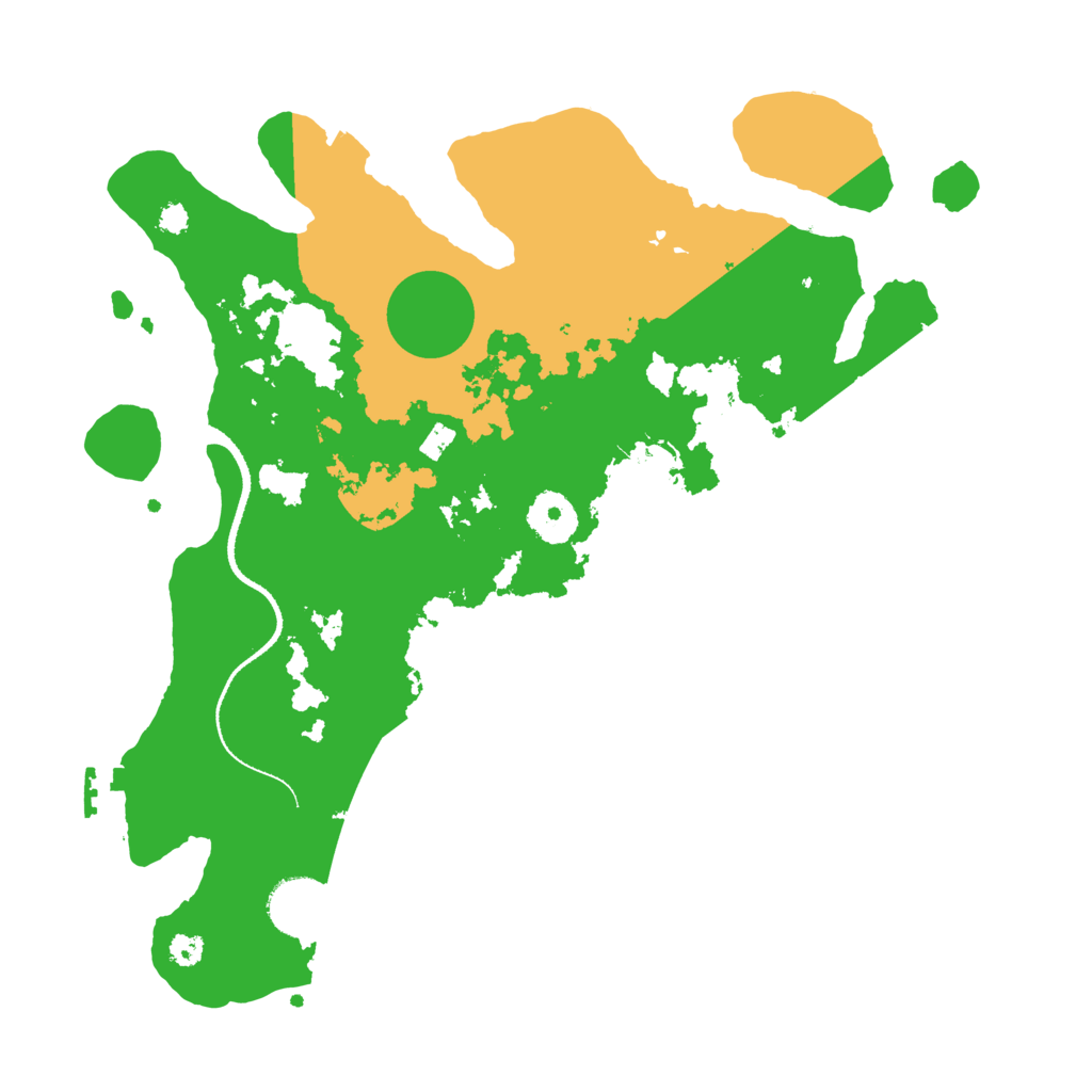 Biome Rust Map: Procedural Map, Size: 3300, Seed: 1884561618