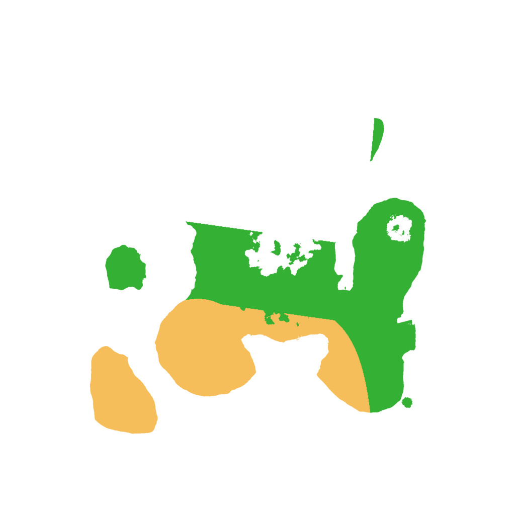 Biome Rust Map: Procedural Map, Size: 2000, Seed: 2034307410