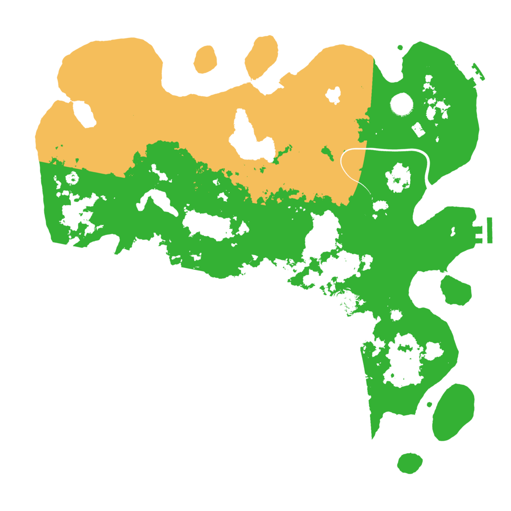 Biome Rust Map: Procedural Map, Size: 4000, Seed: 7096