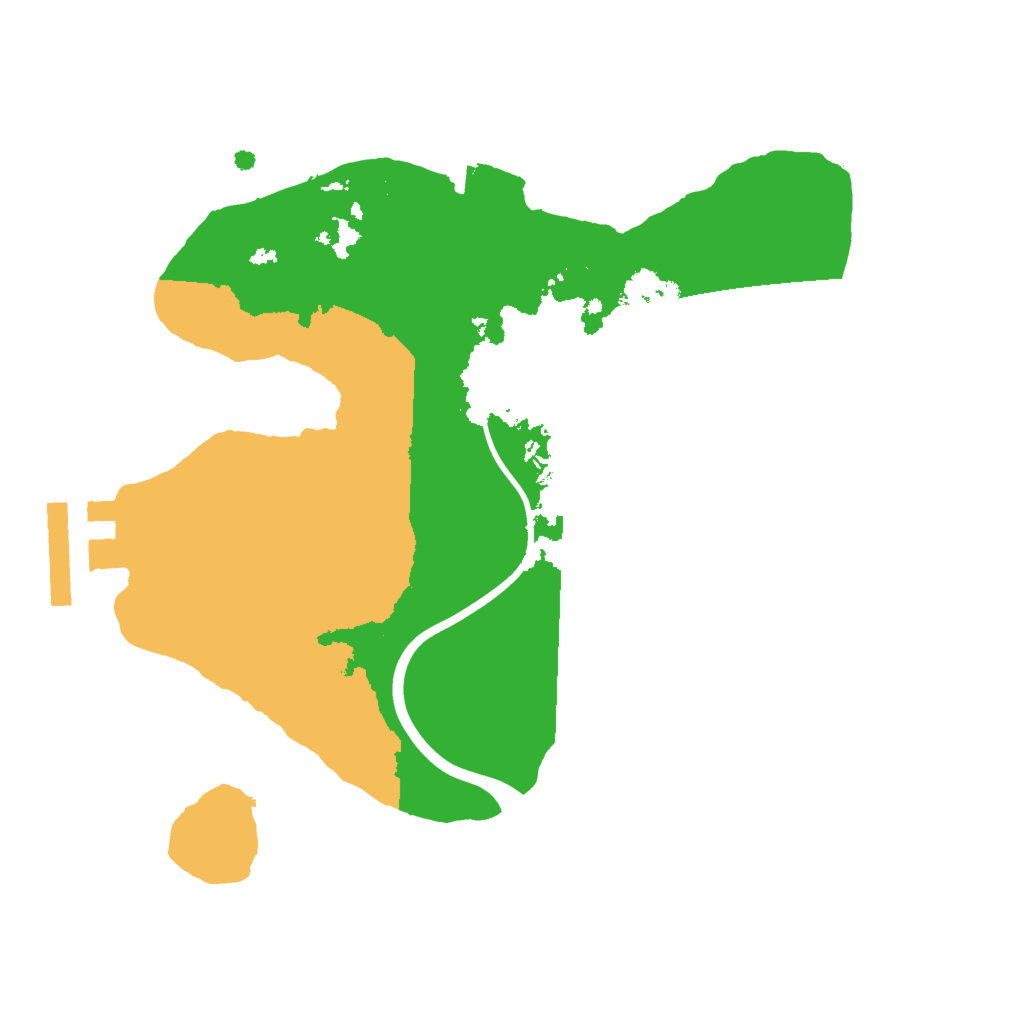 Biome Rust Map: Procedural Map, Size: 2000, Seed: 771264659