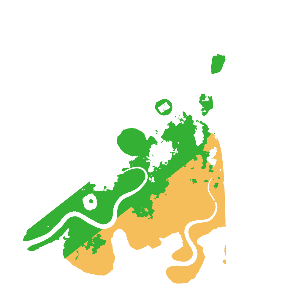Biome Rust Map: Procedural Map, Size: 3000, Seed: 1579475009