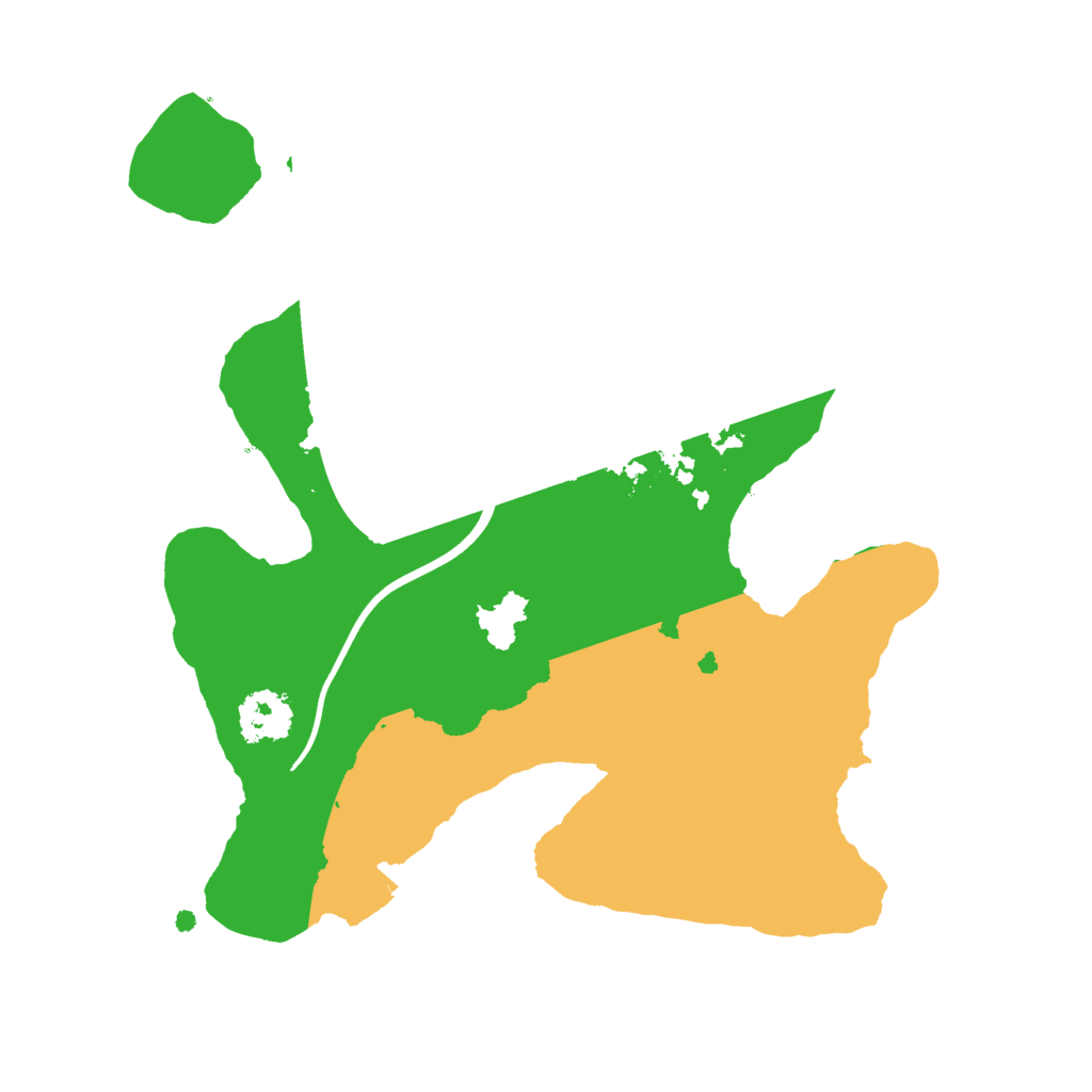 Biome Rust Map: Procedural Map, Size: 2068, Seed: 890690272