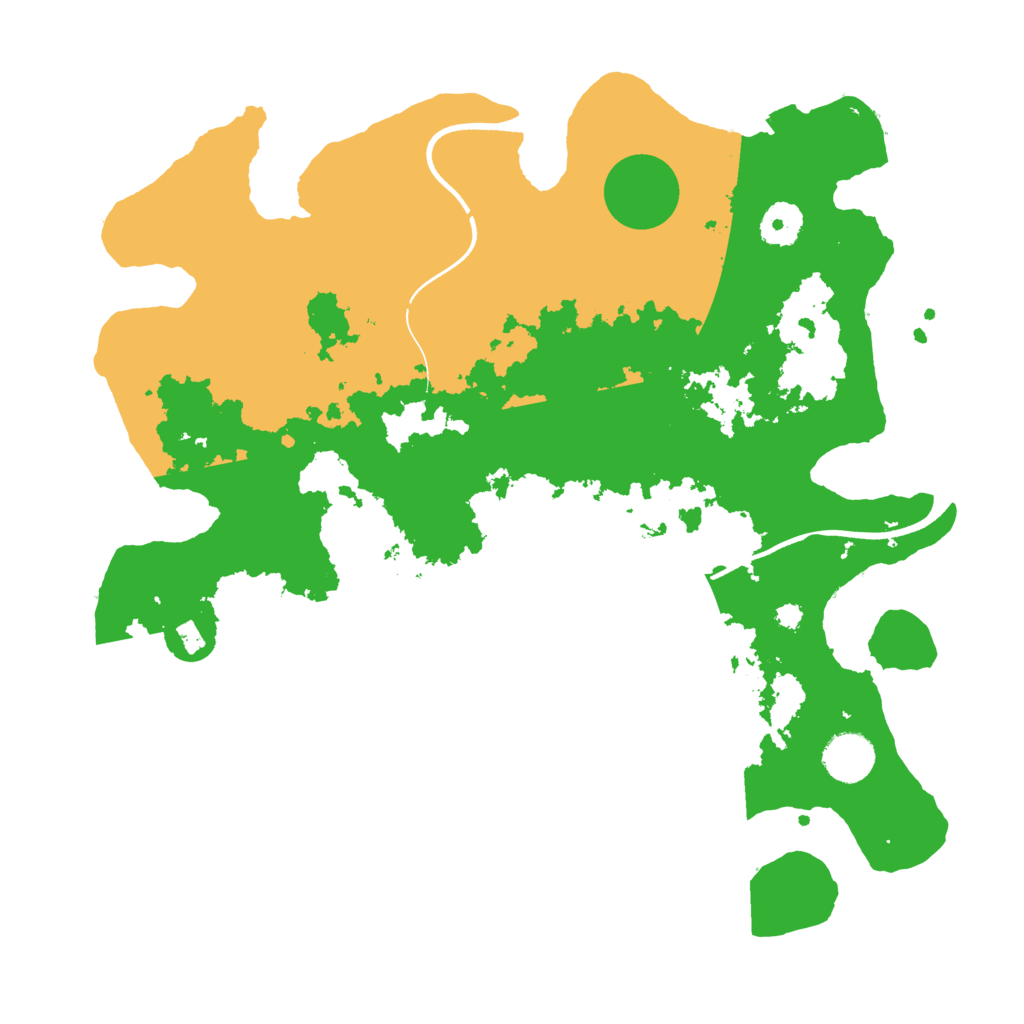 Biome Rust Map: Procedural Map, Size: 3600, Seed: 191793