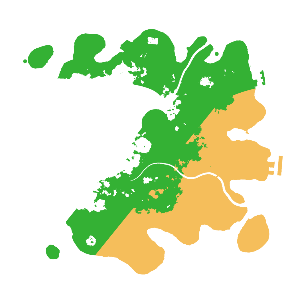 Biome Rust Map: Procedural Map, Size: 3000, Seed: 2120638029