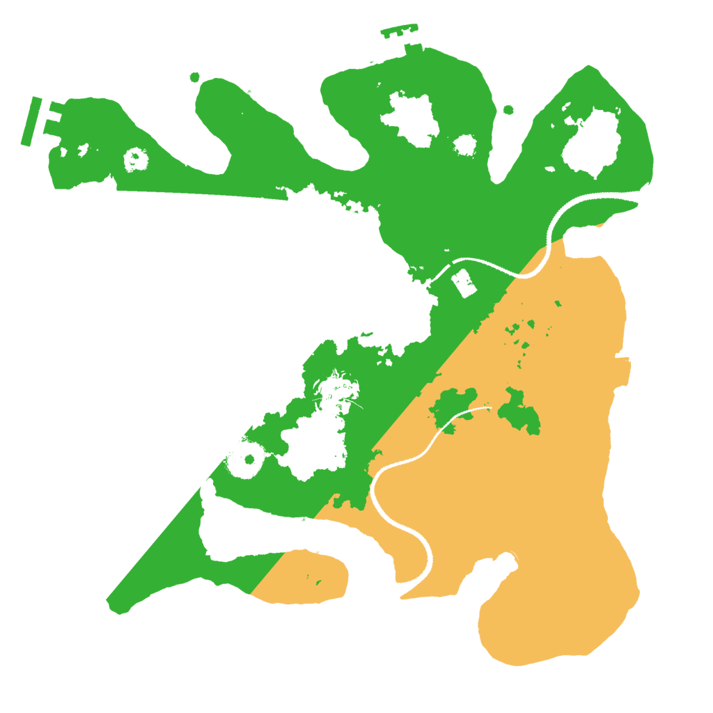 Biome Rust Map: Procedural Map, Size: 2900, Seed: 145399883