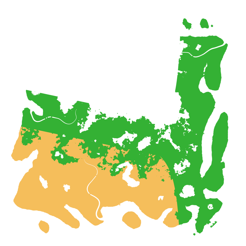 Biome Rust Map: Procedural Map, Size: 4500, Seed: 264624065